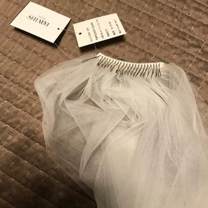 David’s Bridal Ivory Veil NWT
